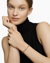 DY Madison® Chain Bracelet in 18K Rose Gold, 6mm